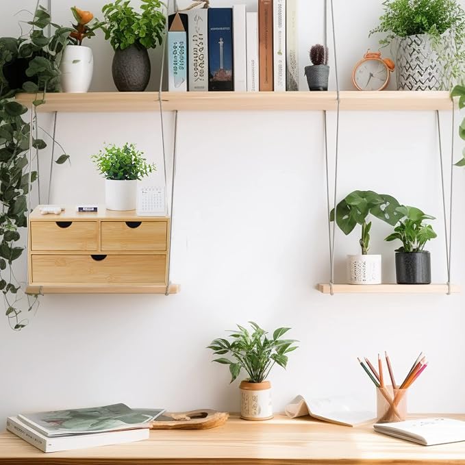 Charmewooden Bamboo Desk Organizer - Image 3