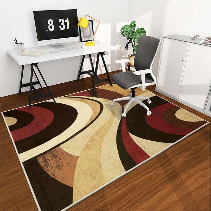 Office Chair Mat for Hardwood Floor, Machine Wash by CHAKME