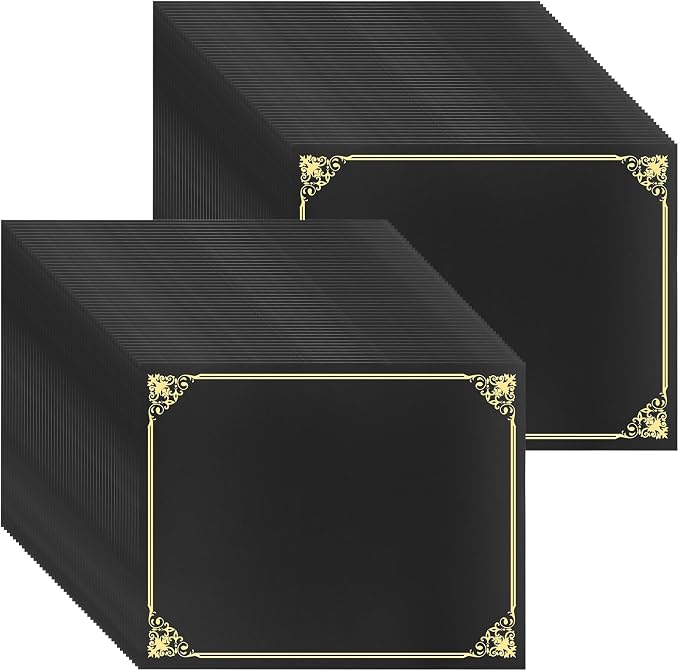 Oleitodh 50 Pcs Certificate Holders Bulk, Document Covers by Oleitodh