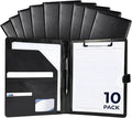 10 Pack Padfolio Portfolio Binder, Faux Leather Folder, Resume Interview Legal by Unknown