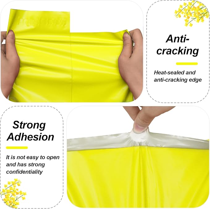 JinRuiKJ Thank You Poly Mailer 14.5x19 Inch 50 PCS, Shipping Bags - Image 4