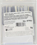 C-Line Self-Adhesive Label Holders, Top Load, 0.5 x 3 by C-Line