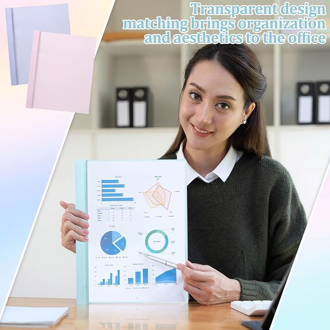 48 PCS Pastel Plastic Report Covers - Image 6