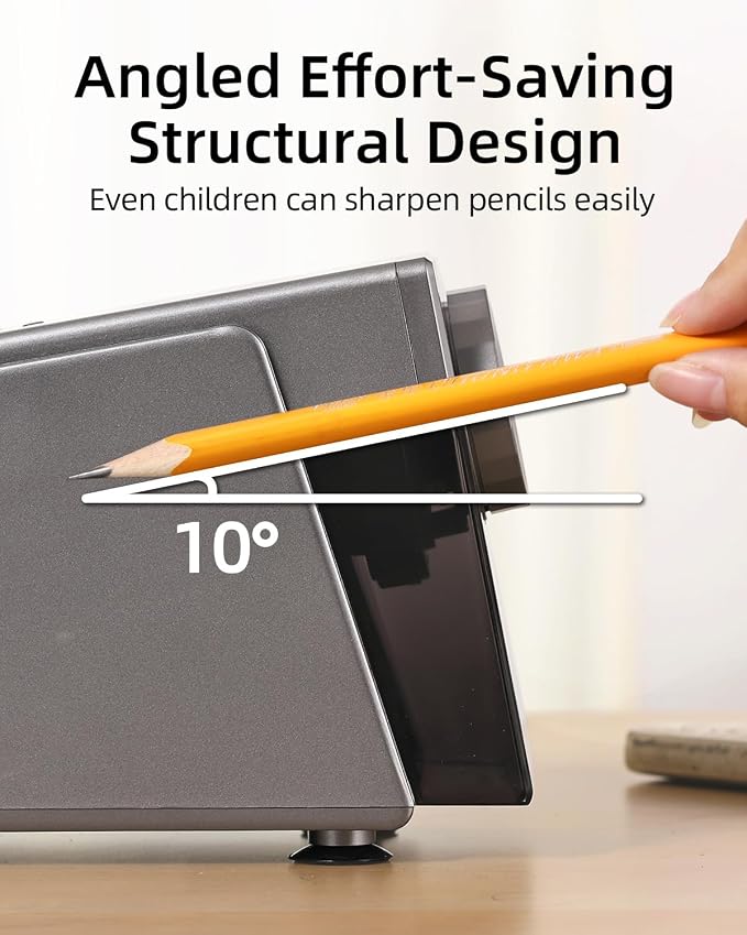 ZMOL Electric Pencil Sharpener for Classroom, Heavy Duty Automatic Sharpener - Image 6