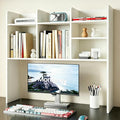 ChooChoo Desktop Bookshelf, Wood Desk Hutch Organizer by ChooChoo