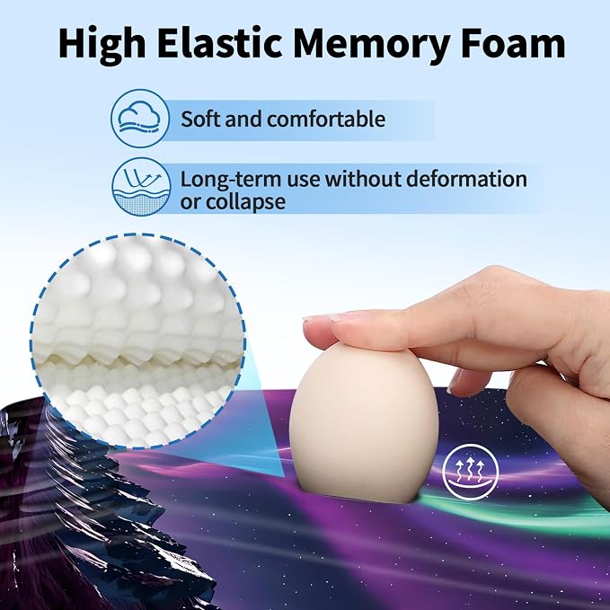 YIWEI Ergonomic Mouse Pad with Wrist Support - Image 3