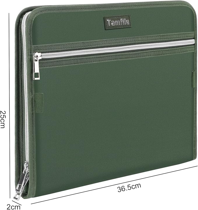 Fireproof Safe Accordion File Organizer Bag Folder, Waterproof Expanding Filing - Image 5