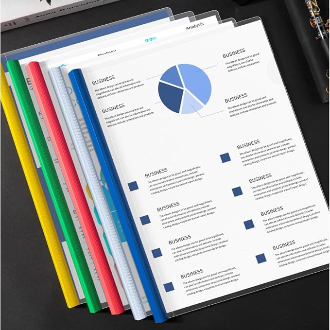 JOERSH 20 Pcs Clear Report Covers - Image 6