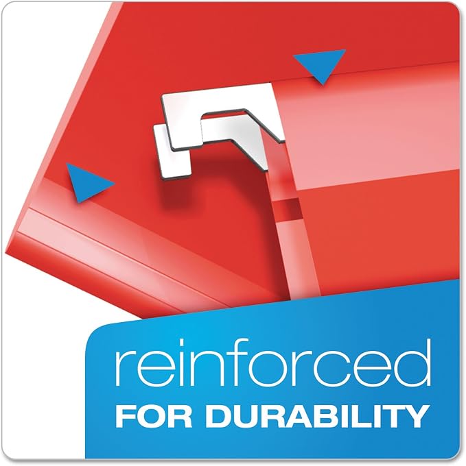 Pendaflex Extra Capacity Reinforced Hanging Folders, 1/5 Cut - Image 3