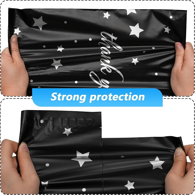 Thank You Poly Mailer 6x9 Inch 100 Pcs, Waterproof and Tear-Resistant Shipping - Image 4