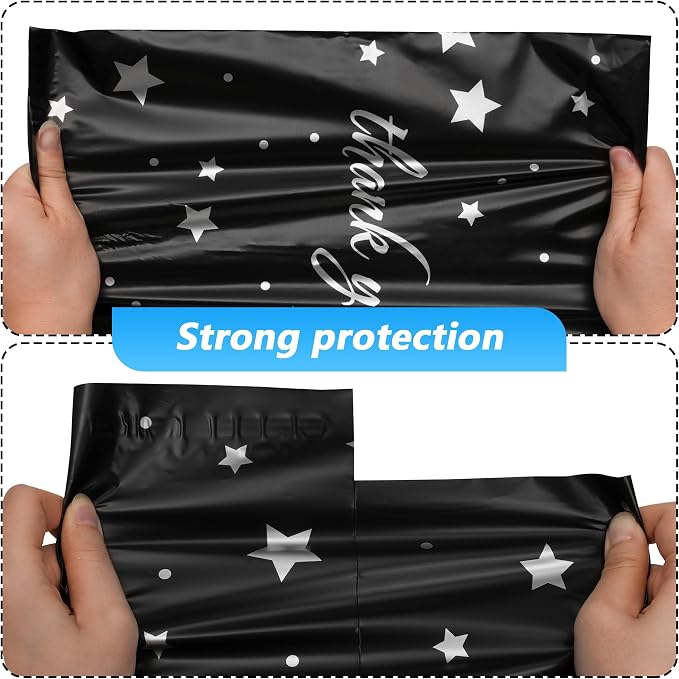 Thank You Poly Mailer 14.5x19 Inch 50 Pcs, Waterproof and Tear-Resistant - Image 4