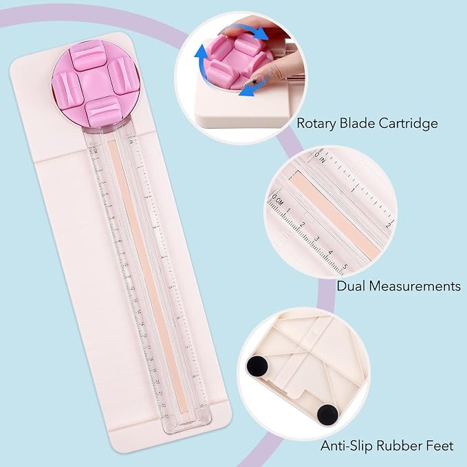 4-in-1 Paper Trimmer, 4Style Multi-Function Scrapbooking Tool - Image 8