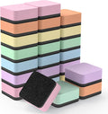 MaxGear Magnetic Dry Erase Erasers, 24 Pack Whiteboard Eraser Macaron Color | by MaxGear