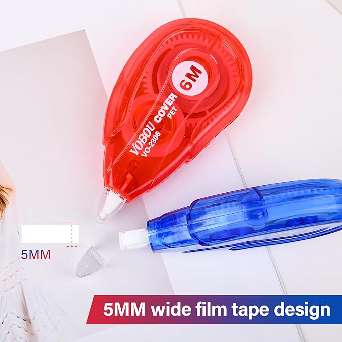 Vobou White Correction Tape, For school - Image 3