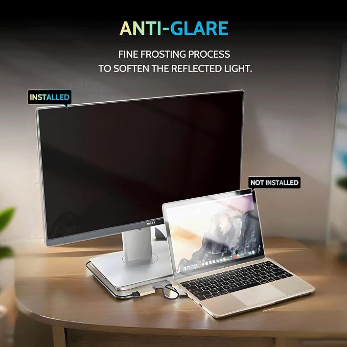 Peslv 23 Inch Privacy Screen for Computer Monitor 16:9 Aspect Ratio, Eye - Image 5