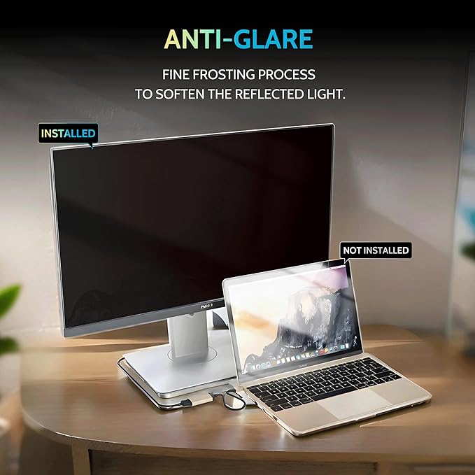 Peslv 19 Inch Privacy Screen for Computer Monitor 5:4 Aspect Ratio, Eye - Image 5