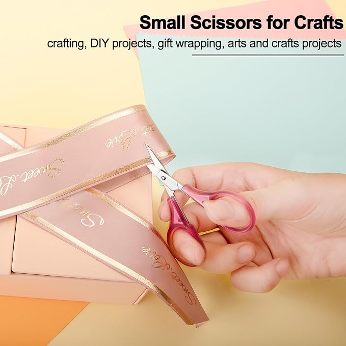 SCAIKTIG Small Craft Scissors, Sharp Scissors all Purpose, Straight Fine Tips - Image 8