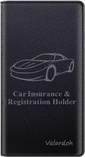 Valardoh Premium Car Registration and Insurance Card Holder, Car Document Holder by Valardoh