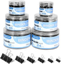 Binder Clips Assorted Sizes Including Extra Large Medium Small Mini and Micro by POPUFOX