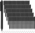 WY WENYUAN 100 Pcs Black Pens Bulk, 1.0mm Bold Point Quick Drying Ballpoint Pens by WYWENYUAN