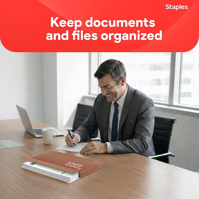 Staples Reinforced Expanding File Pockets, Legal Size, 3.5‑Inch Expansion - Image 5