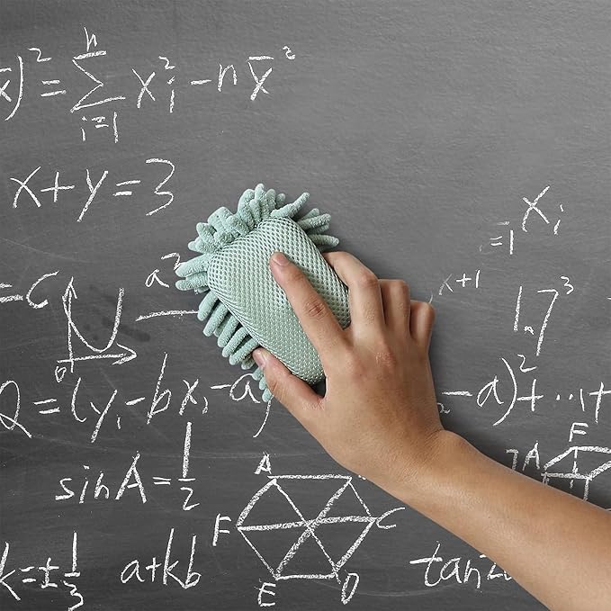 Mr. Pen- Magnetic Microfiber Shag Whiteboard Erasers, 12 Pack | Bulk, Dual - Image 5