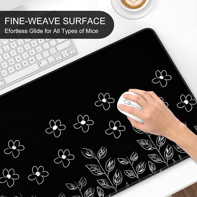 Auhoahsil Desk Mat, Ultra Large Mouse Pad, XXL Gaming Mousepad, Pretty Desk Pad - Image 5