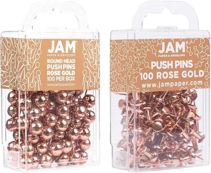 JAM PAPER Colorful Push Pins - Image 2