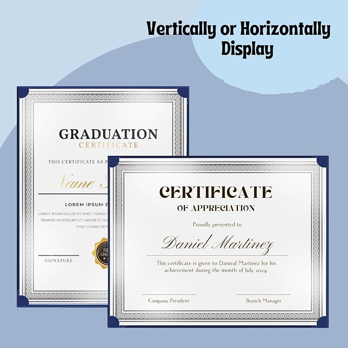 75 Pack Single Sided Certificate Holders - Image 6