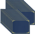 24 Pack Navy Blue Certificate Holders by WSICSE