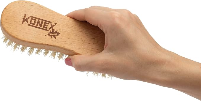 KONEX Nylon Fiber Economy Utility Cleaning Hand Brush | Heavy Duty Hand-Held - Image 5