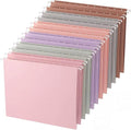 12 Pack Decorative Hanging File Folders, Letter Size by Trandraft