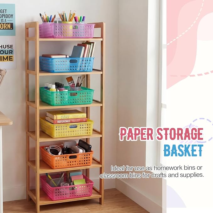 Geetery 12 Pack Classroom Storage Baskets - Image 6