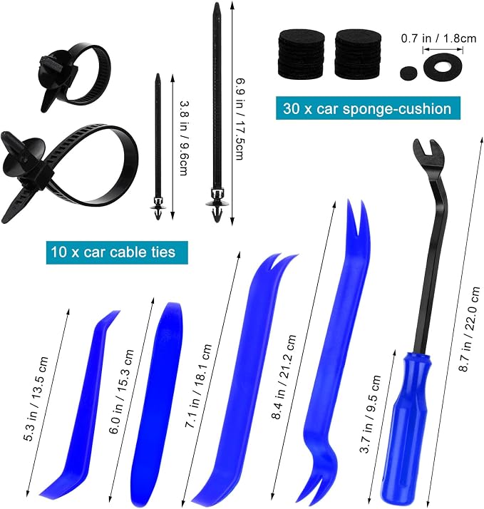 835 PCS Car Push Retainer Clips and Plastic Fasteners Kit - Image 3