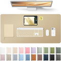 YSAGi Leather Desk Pad Protector, Office Desk Mat, Large Mouse Pad, Non-Slip PU by YSAGi
