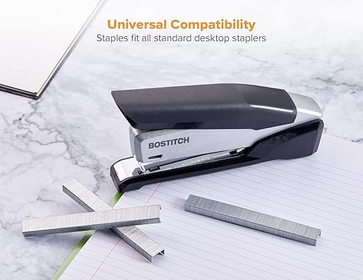 Bostitch Office Standard Staples, 1/4" Length, Full Strip Staples, 5000 Per Box - Image 3