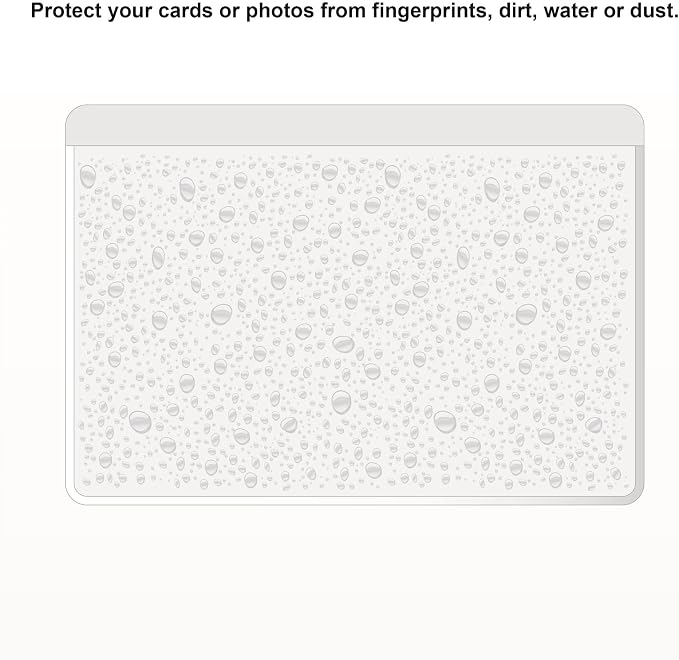 IMAGAME Clear Adhesive 3" x 5" Index Card Pockets, Labels Holders, 50 Pack | - Image 6