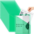 Seajan 48 Pcs Pocket Folders for 3 Ring Binder Clear Plastic Folders Sleeves by Seajan