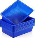 Hoteam 10 Pcs Flat Storage Organizer Tray Bin Paper Tray by Hoteam