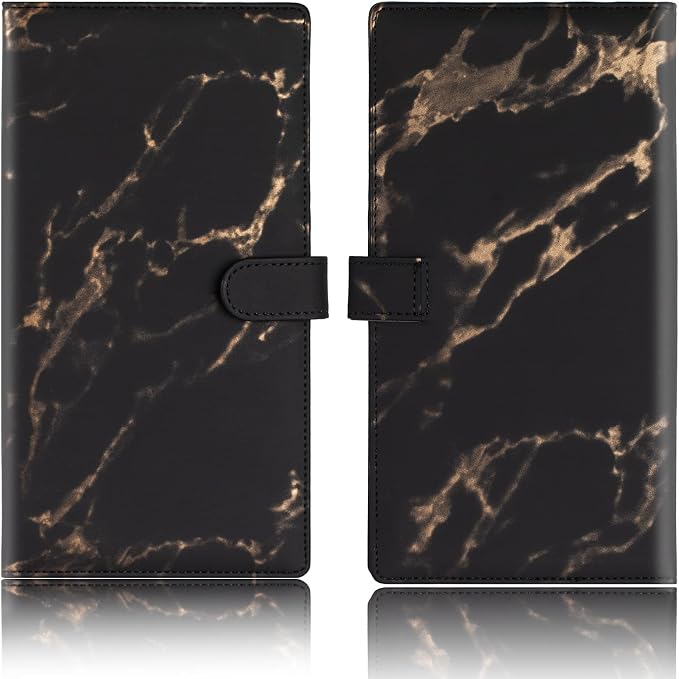TOURSUIT Car Registration Insurance Card Holder, Marble Black | Vehicle License - Image 3