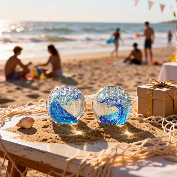 Ocean Wave Glass Ball - Image 5