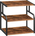 HOOBRO Printer Stand, 3-Tier Desktop Printer Table, Under Desk Printer Storage by HOOBRO
