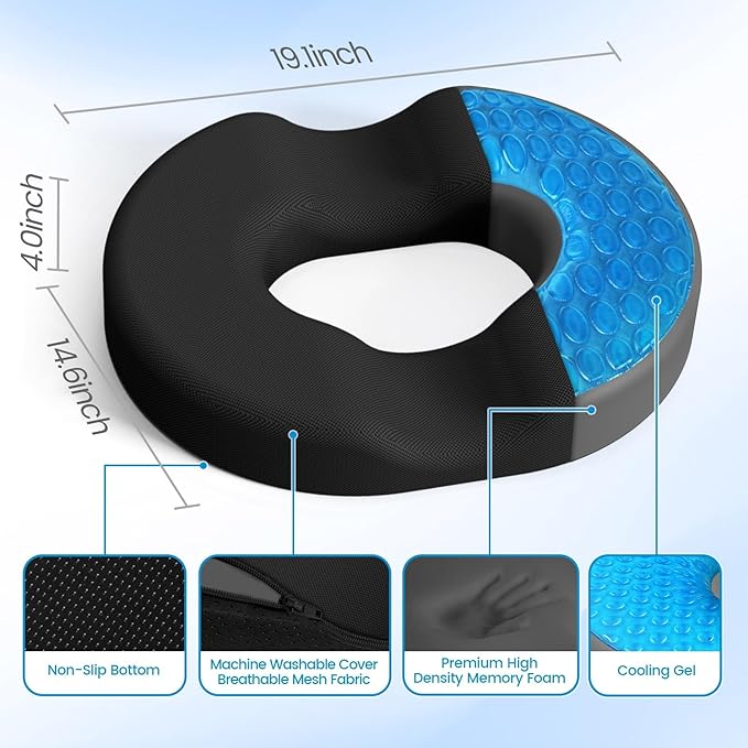 Donut Pillow Seat Cushion - Image 2