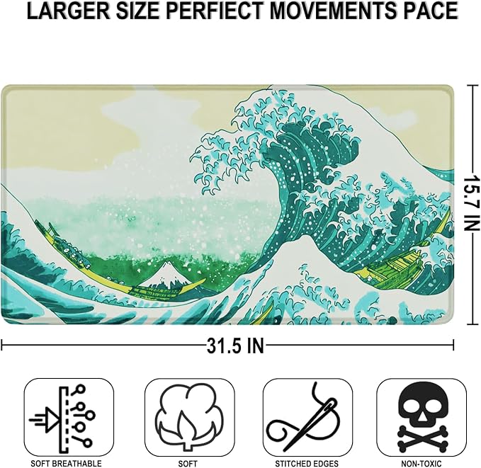 Large Extended Gaming Mouse Pad, 31.5" x15.7" Large Mat - Image 3