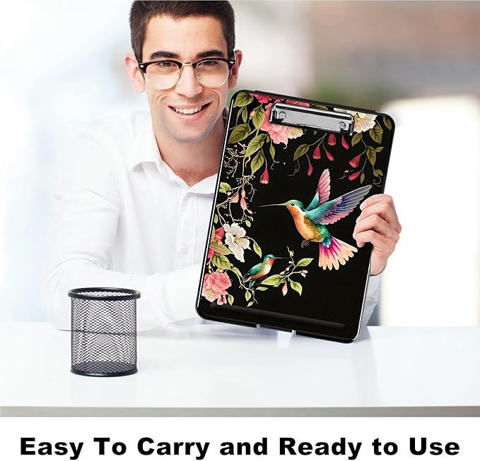 A4 Clipboard with Storage Pen Holder, Clipboards Organizer Nursing Clipboard - Image 6