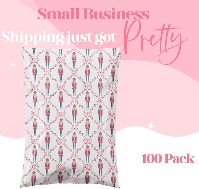 6x9 Designer Poly Mailer 100 Pack Heavy Duty Waterproof Self Seal Shipping Bags - Image 4
