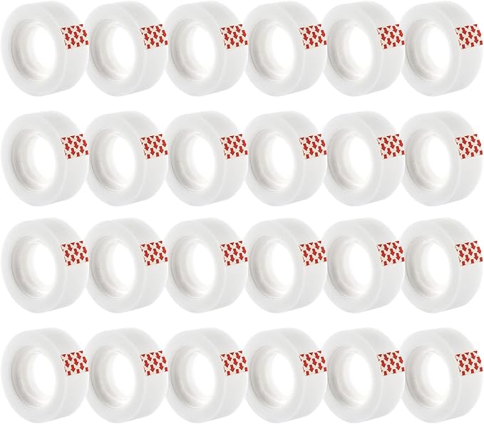 24 Rolls Invisible Tape Refills by Turxayox