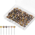 XIHIRCD 200pcs Map Push Pins, Round Head Map Pins by XIHIRCD