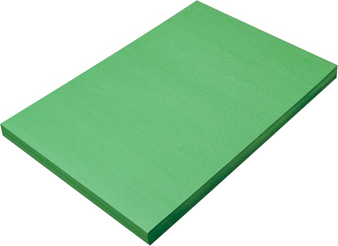 Prang Construction Paper, Holiday Green, 100 Sheets by Prang