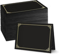 BELLE KR® Black Certificate Holders 8.5 x 11, Documents and Diplomas by BELLEKR